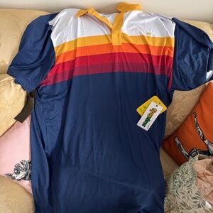 Tipsy Elves Slice of Sunset Golf Polo